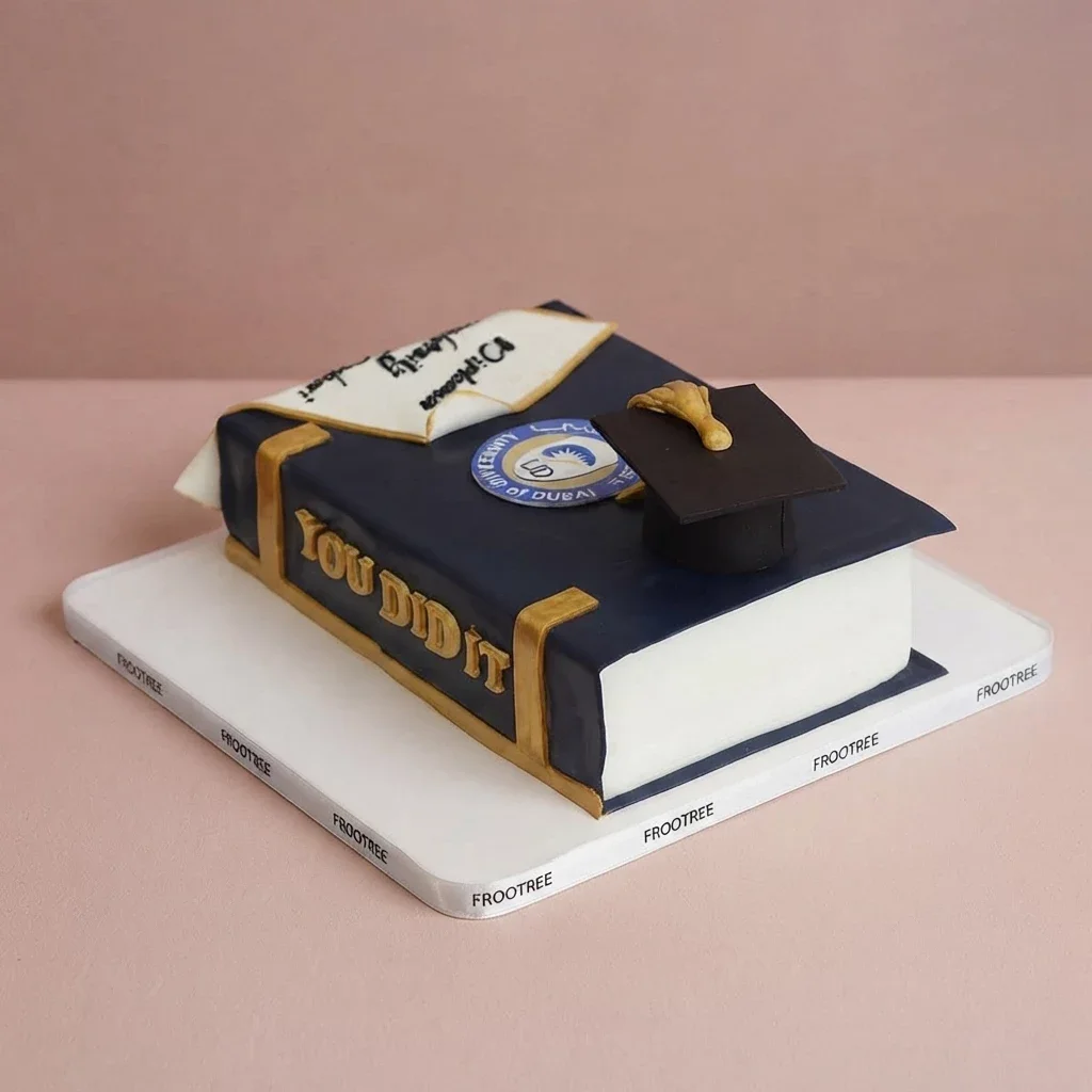 Graduation Fondant Cake