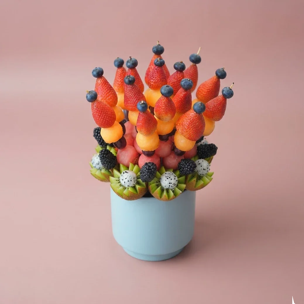 Mix Fruits Vase