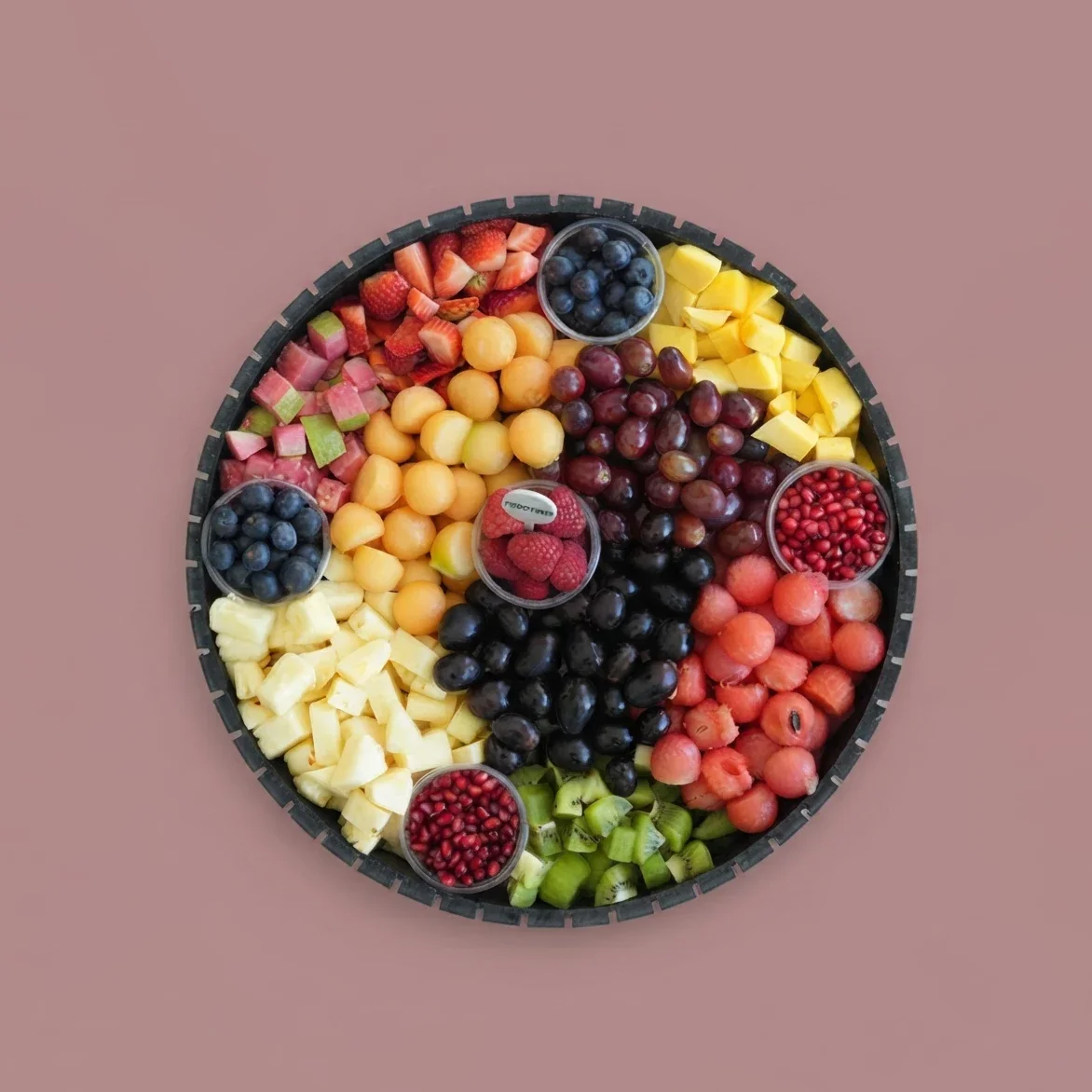 Berries in Cup Cut Fruit Platter