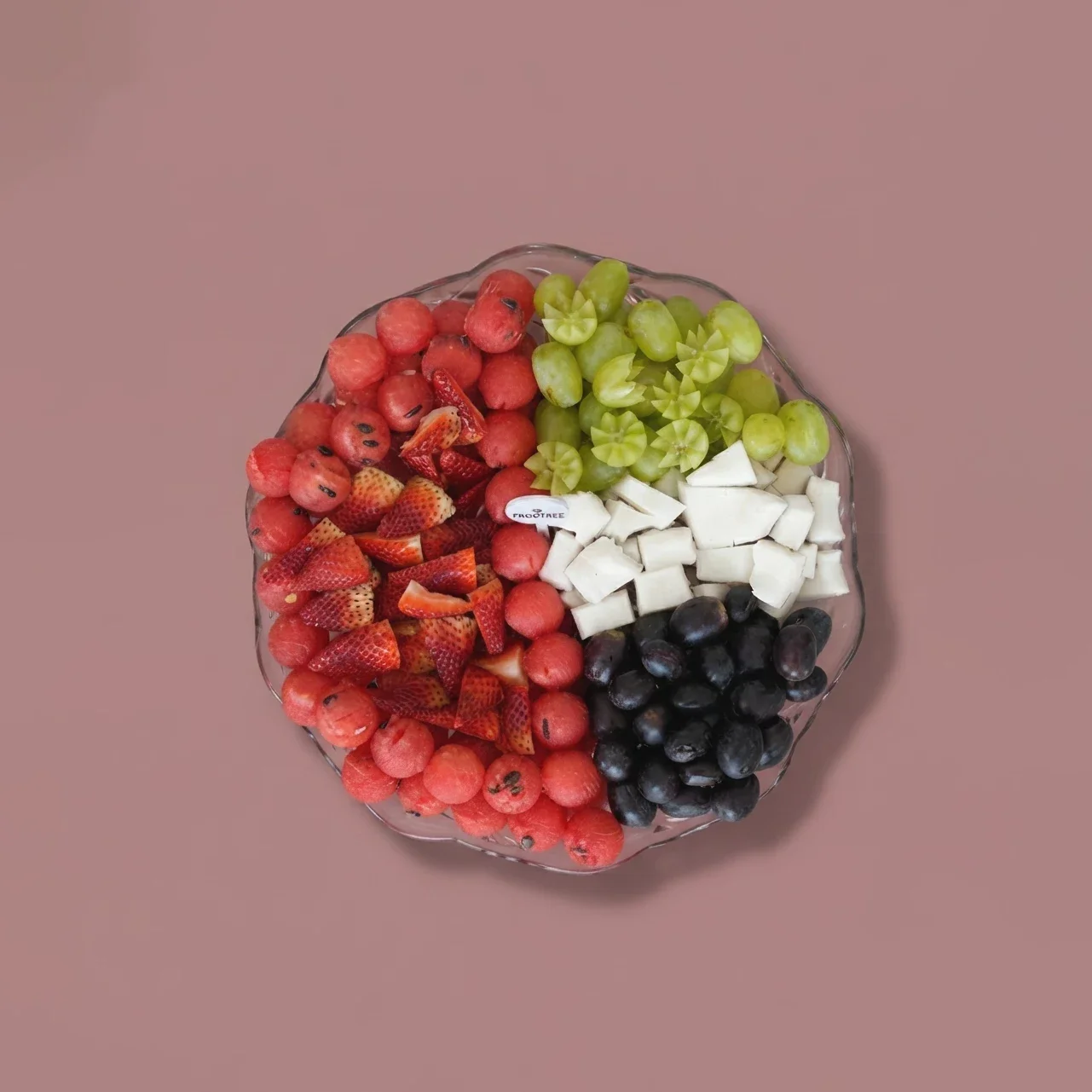 Flag Cut Fruit Plate