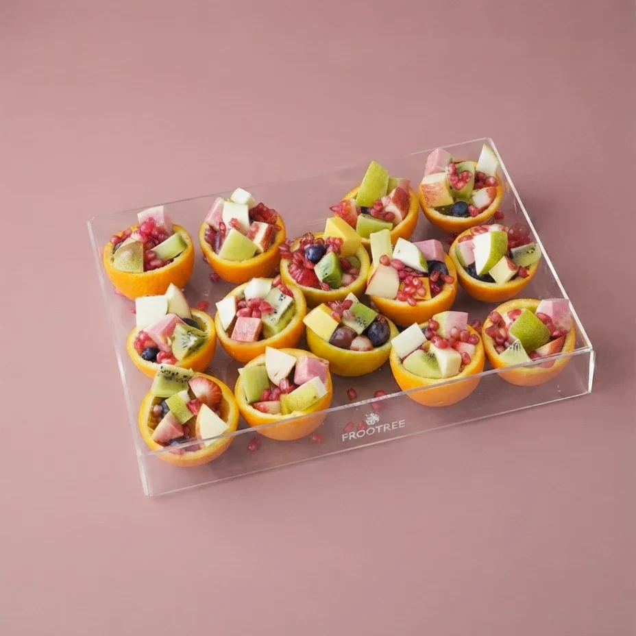 Orange Cups Cut Fruit Tray