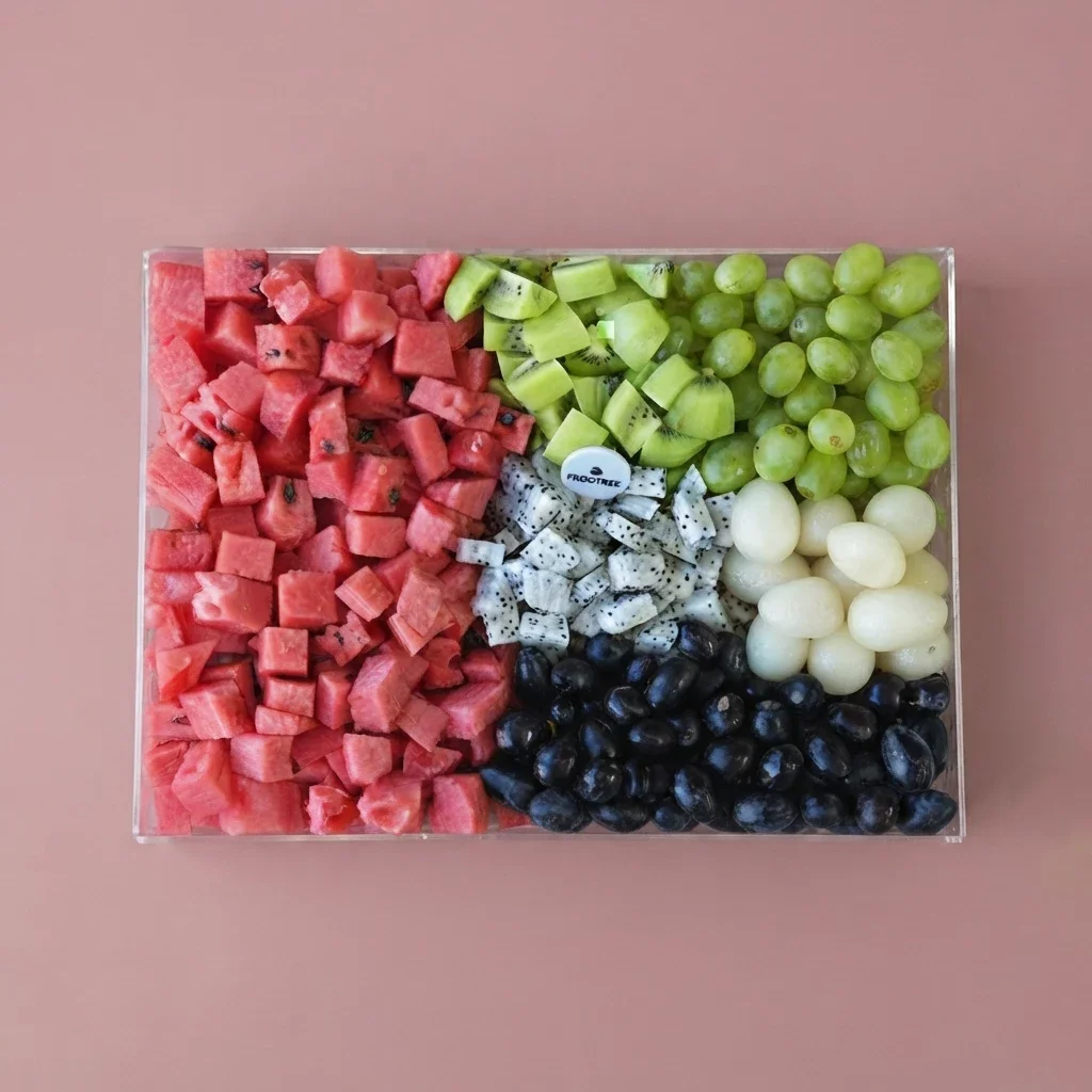 UAE Flag Cut Fruits Tray