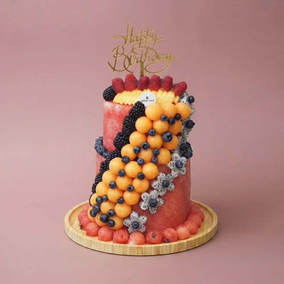 Melons and Berries Watermelon Cake