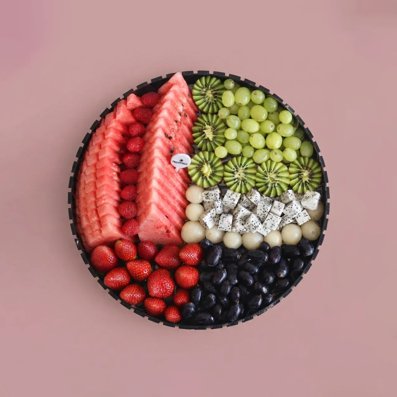 UAE Flag Cut Fruits Platter
