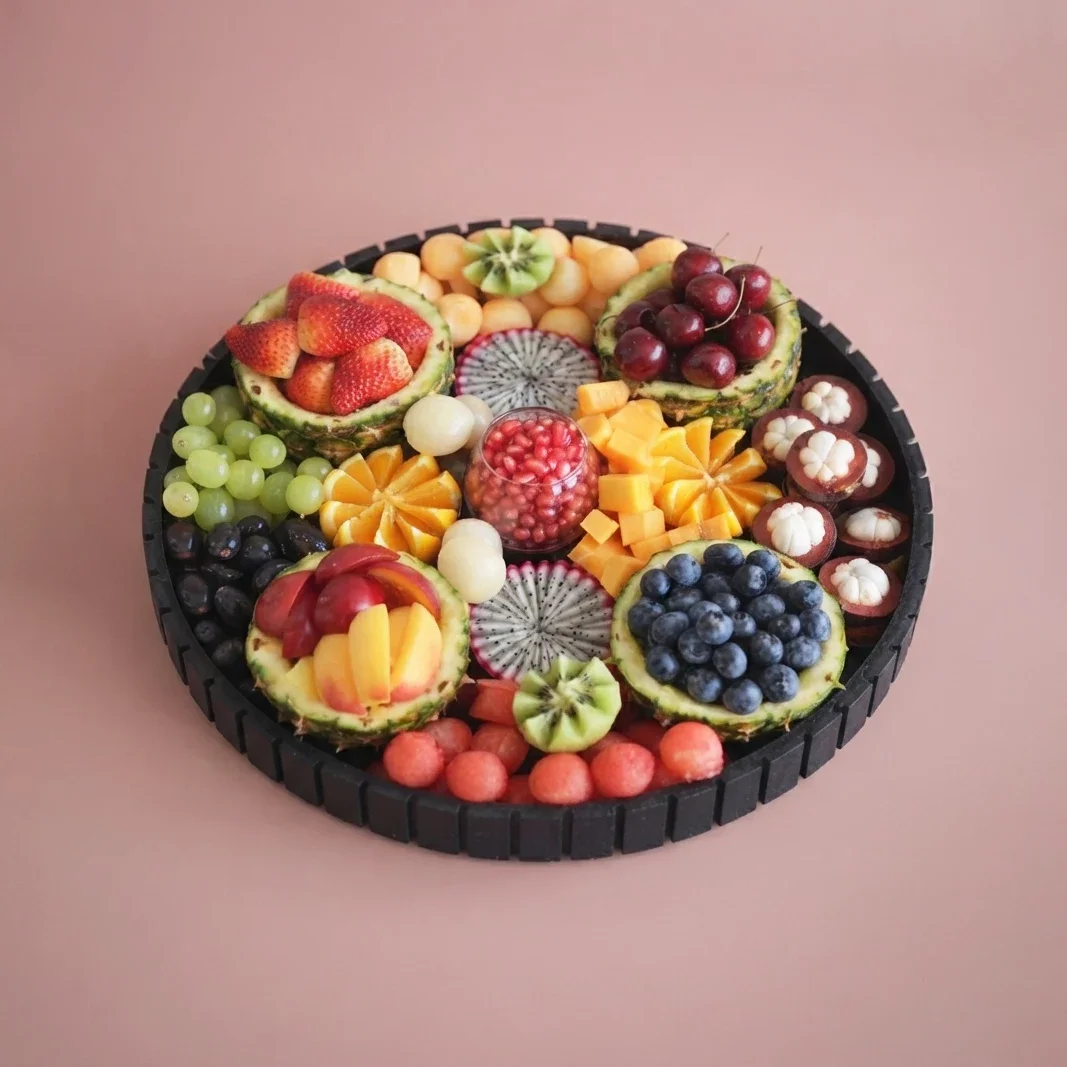 Exotic Berries and Cut Fruit Platter