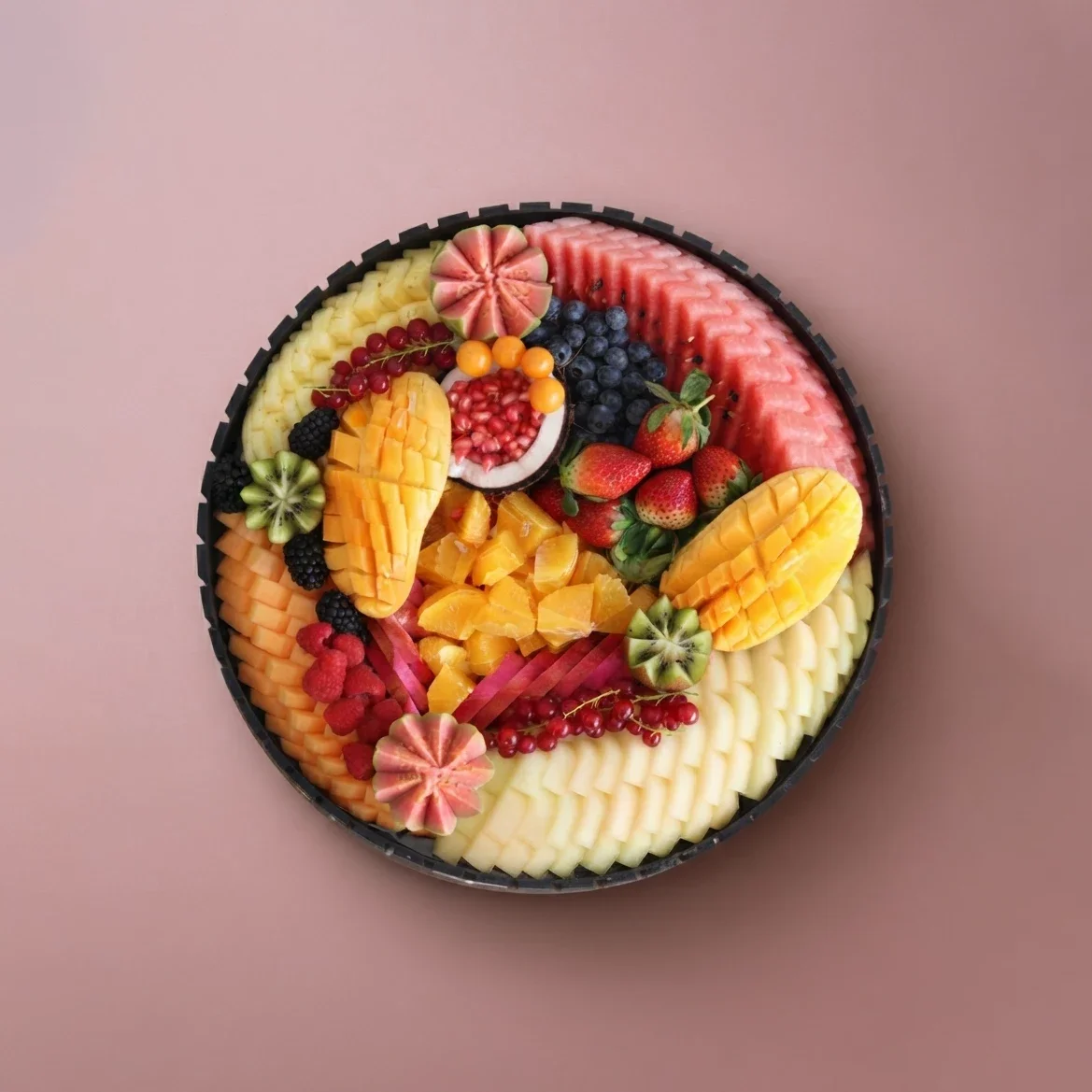 Melons Round Platter