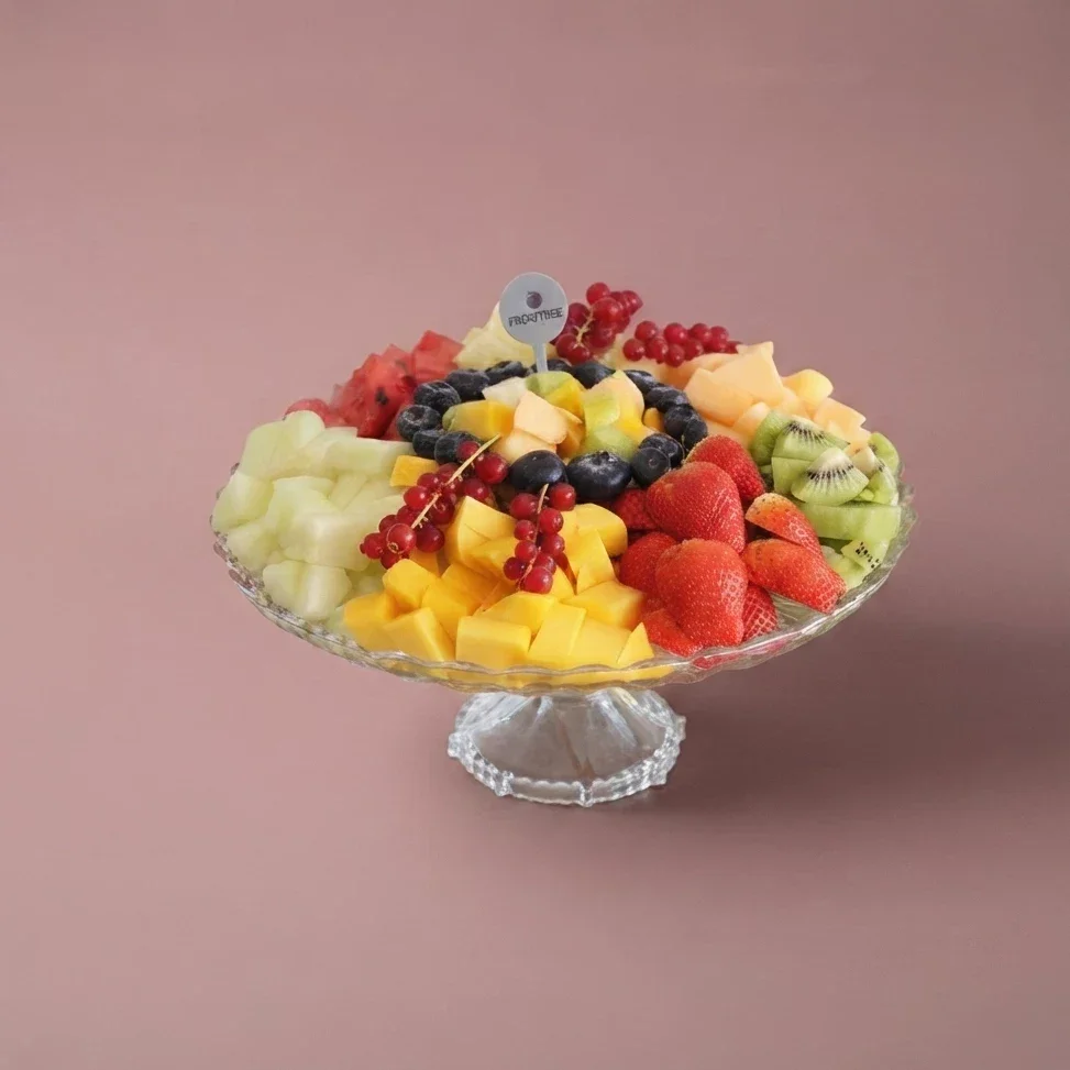 Cut Fruit Round Vase