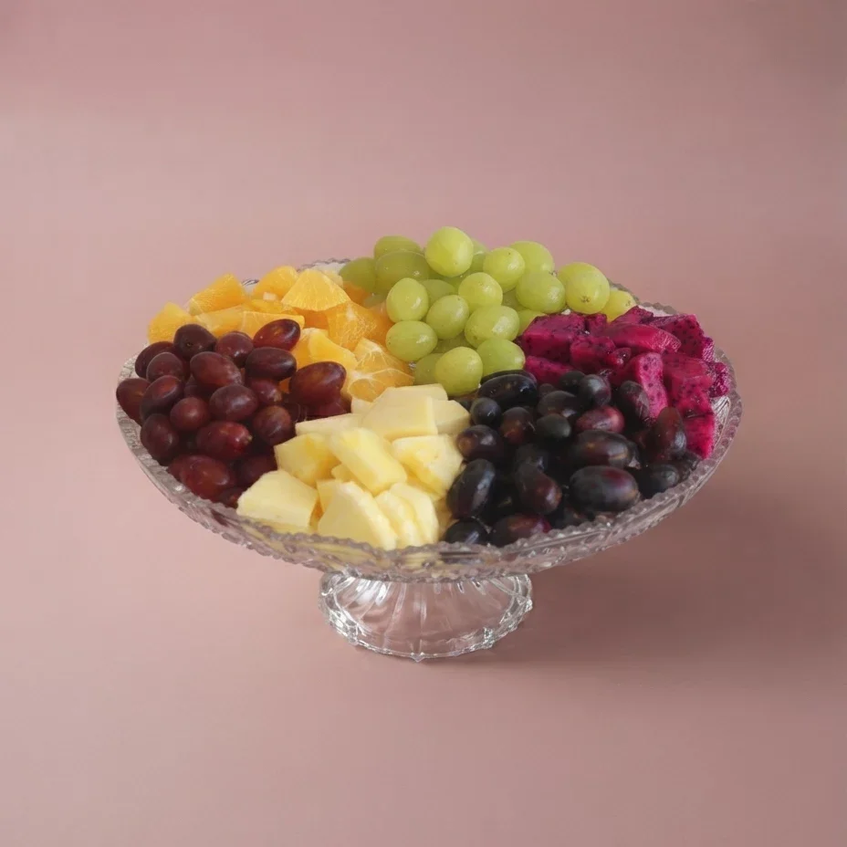 Grapes and Cut Fruits Platter
