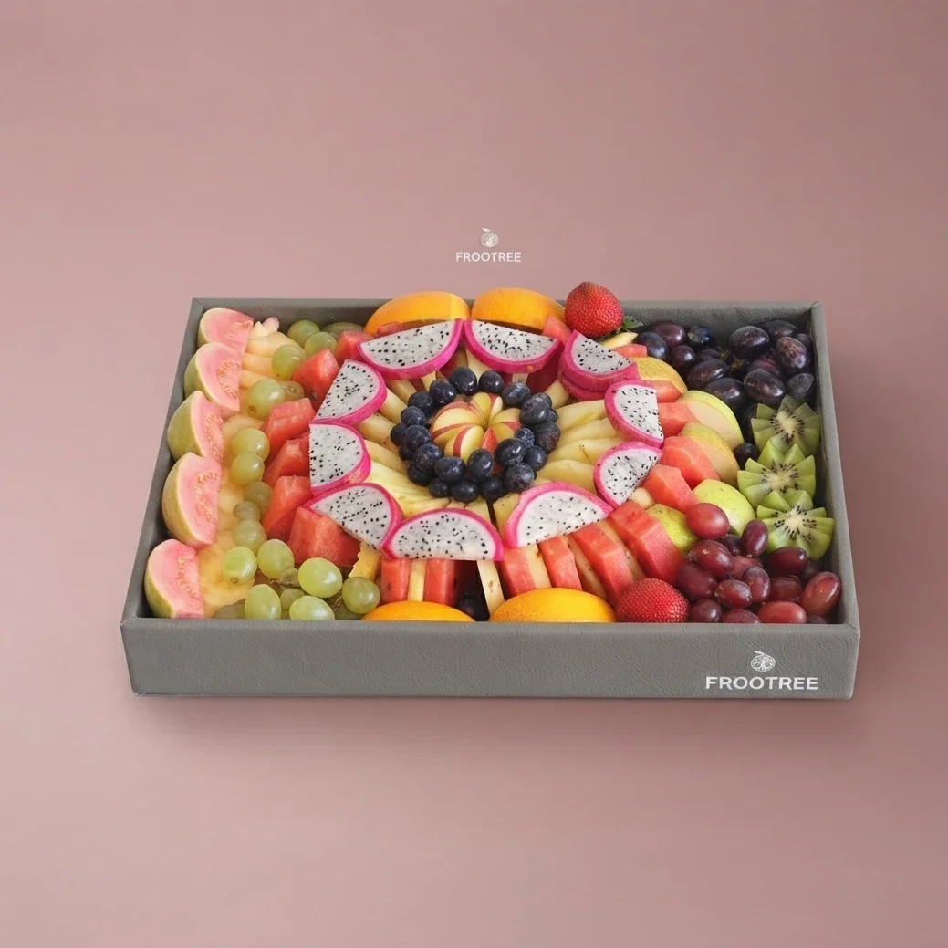 Cherry and Berry Cut Fruit Tray