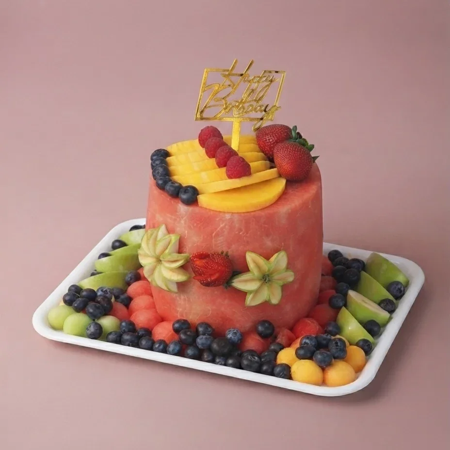 1 Tier Birthday Cake