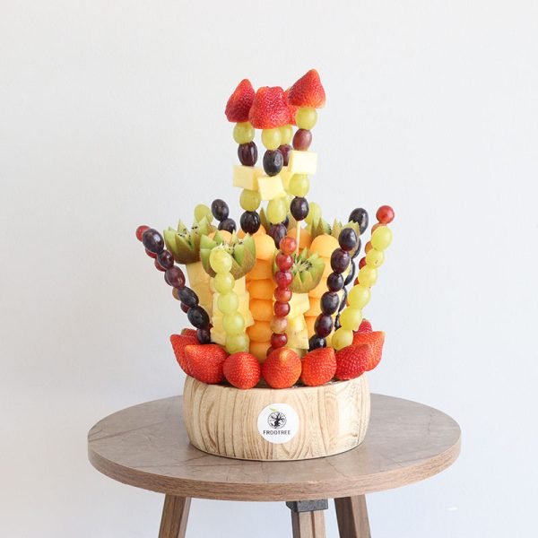 Berries and Grapes Skewers Vase