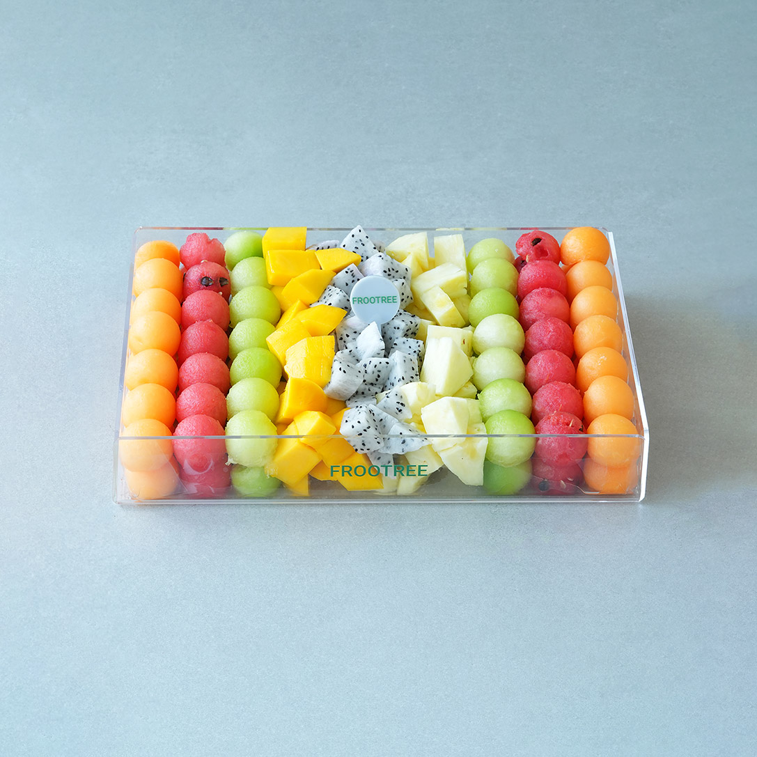 Colorful scoopes Platter