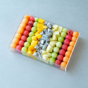 Colorful scoopes Platter