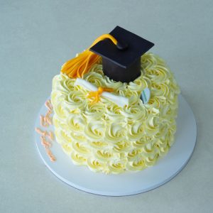 Graduation Cream Cake