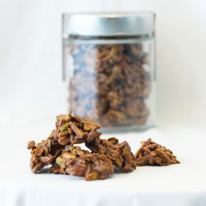 Pecan Rocher chocolate  jar
