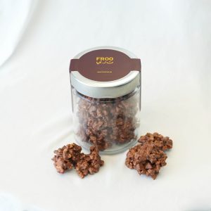 Pistachio Rocher chocolate jar