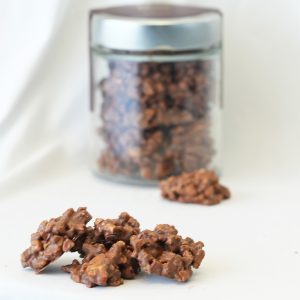 Pistachio Rocher chocolate jar